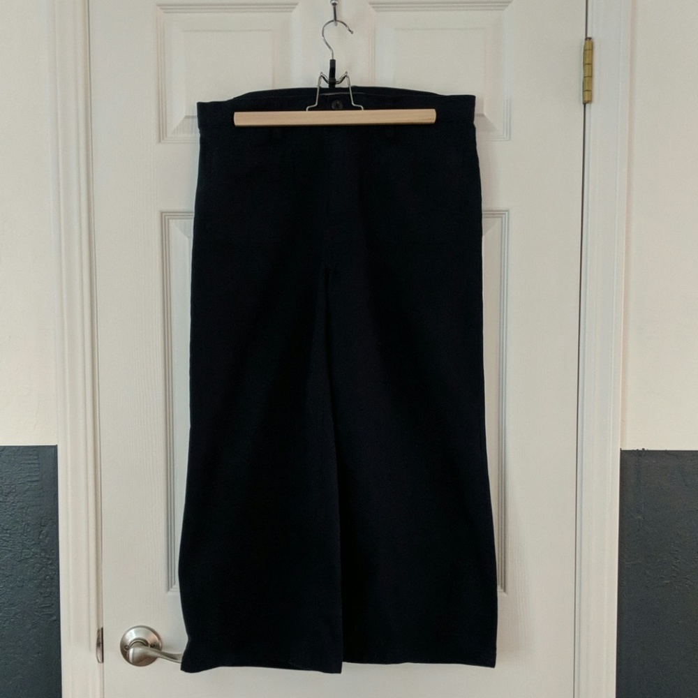 J. Crew Point Sur cropped wide leg pants